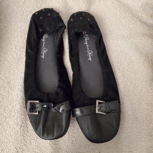 Brand new cute black ballet flats napa leather